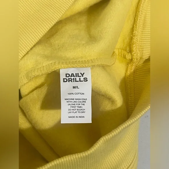 Daily Drills Sunny Yellow Crewneck Sweater - Picture 2 of 9